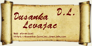 Dušanka Levajac vizit kartica